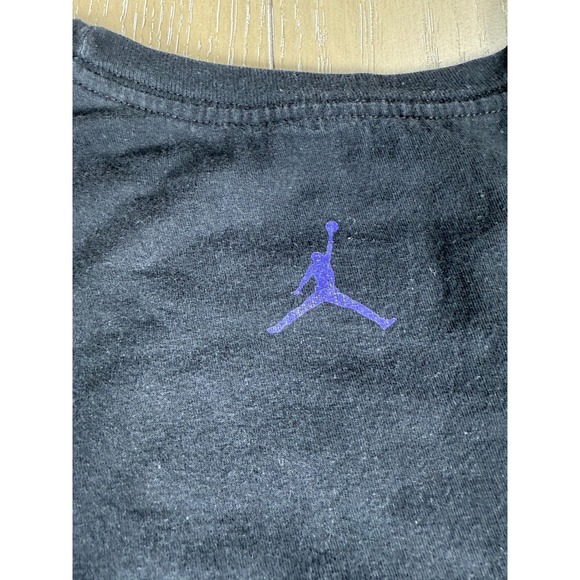 Air Jordan Shirt Mens Medium Black His Airness 20th Anniversary Graphic Print - Picture 5 of 9